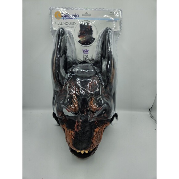 California Costumes Hell Hound Ani Motion Mask Halloween Cosplay NEW - Picture 2 of 7